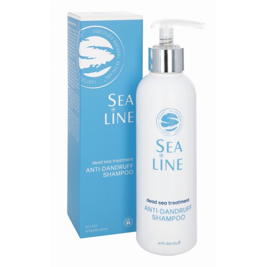 SEA LINE Dead Sea Treatment Šampūnas nuo pleiskanų su Negyvosios jūros druska 200ml