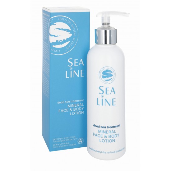 SEA LINE Dead Sea Treatment Mineralinis veido ir kūno losjonas 200ml