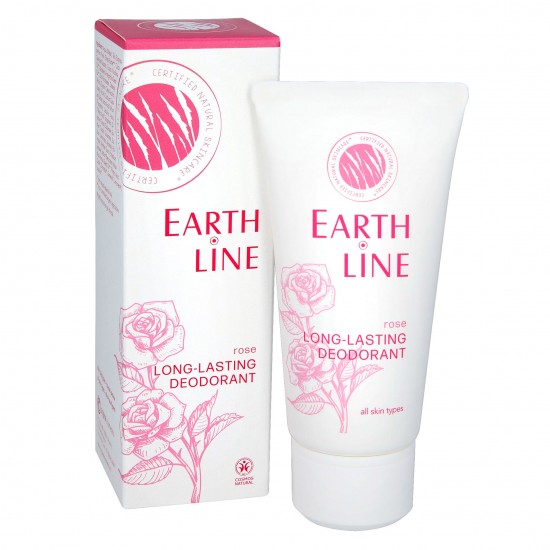 EARTH LINE Ilgalaikis dezodorantas Rose 50ml
