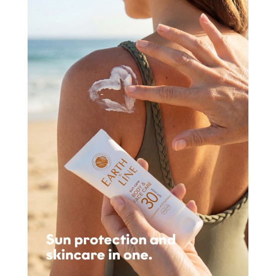 Earth Line Sun Body & Face Care SPF30 (UVA, UVB, mineraliniai filtrai) 100ml